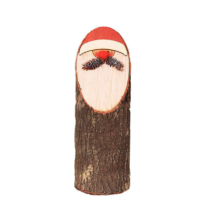 

Toponeto Christmas Wooden Pile Snowman Desktop Decoration Home Party Ornaments