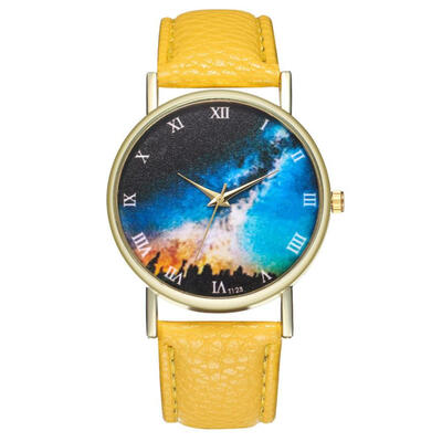 

2018 luxury Woman Men Fashion Leather Band Quartz watch Analog Temperament Fashionable Business Simple wristwatches for ladiesD
