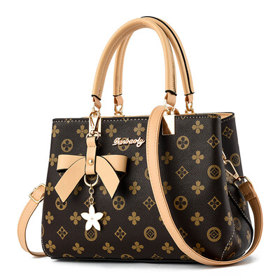 

Middle-aged Moms Girl Bag Autumn Winter Korean Edition Fashion Large Capacity Baitao Womens One-shoulder Handbag