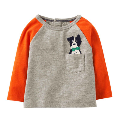 

Toddler Kids Baby Cartoon Dog Long Sleeve Tops Blouse T-shirt Outfit
