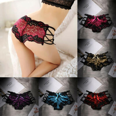 

Sexy Womens Lace Panties Briefs Underwear Lingerie Knickers Thongs G-String
