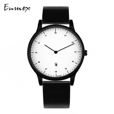 

Enmex European&American Fashion Watch Temperament Simple Aesthetics Simple Two-pin Calendar Watch