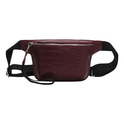 

Alligator Pattern Shoulder Women Waist Fanny Belt Packs Leather Chest Bags