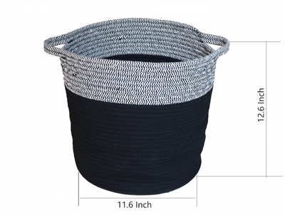 

Storage basket storage basket cotton rope woven basket laundry basket baby toy basket