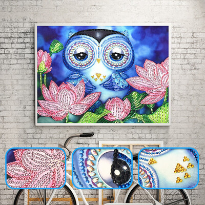 

Gobestart Special Shaped Diamond Painting DIY 5D Partial Drill Cross Stitch Kits Crystal R