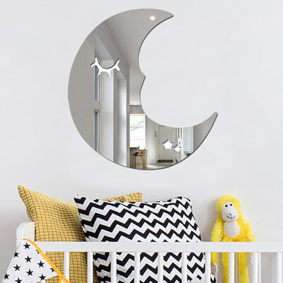 

〖Follure〗Nordic Acrylic Mirror Cartoon Wall Camera Props Kids Room Wall Decoration A