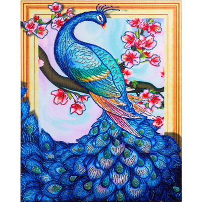 

Gobestart Special Shaped Diamond Painting DIY 5D Partial Drill Cross Stitch Kits Crystal R