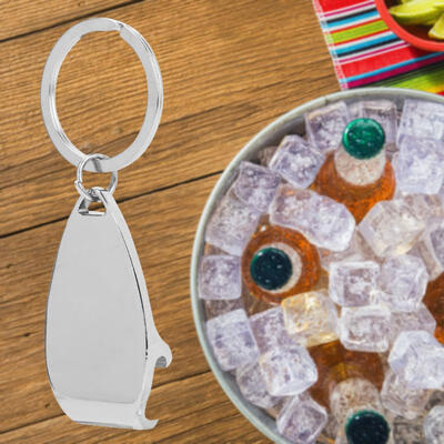 

Greensen Silvery Keychain Bottle Opener Metal Key Ring Wedding Souvenir Party Gift