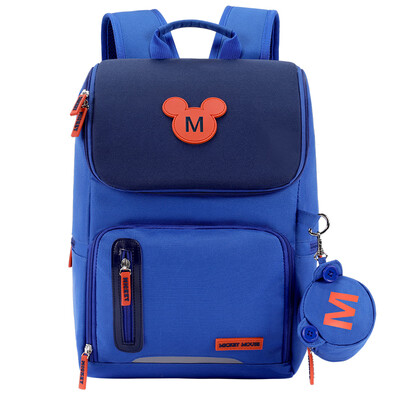 

Disney Schoolboys Schoolbags 1-3-5 Years Boys&Shoulders Mickey Korean Casual Kids Backpack SM11751 Rose Red Large