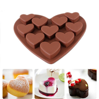 

Siaonvr Love Heart Shaped Silicone Molds Fondant Cake Chocolate Mold