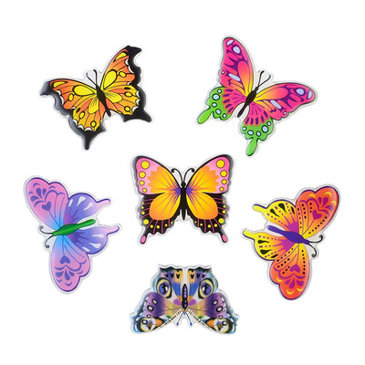 

〖Follure〗6 Pcs Cute Cartoon Butterfly Series Magnetic Refrigerator Stickers