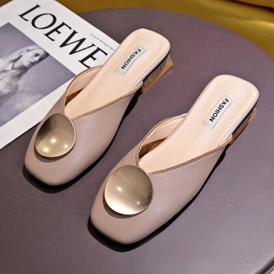 

Slippers ladies wear elegant outdoor dresses without heels Grandma Slippers Slippers&Half Slippers