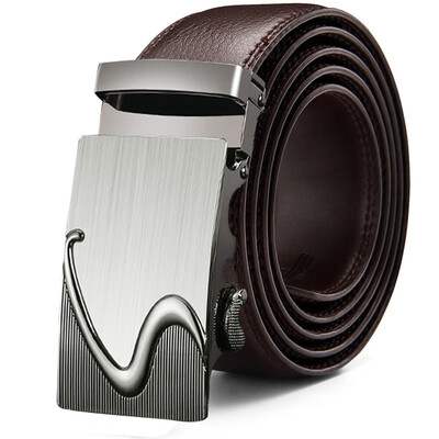

2019 New leather strap mens belts top sale automatic buckle belts for men Fashion brand designer male jean belt