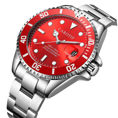 

Mens Watch 30m Water Resistant Green Ghost Watch Fashion Mechanical Watch Clock Auto-date Luminous Wristwatch