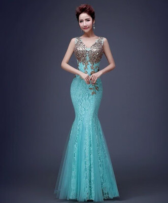 

Luxury V Neck Long Sequin Evening Dress Cheap Evening Gowns Prom Party Formal Evening Gowns Dresses
