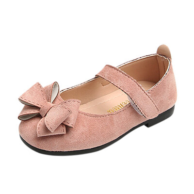 

Baby Girls Bowknot Sandals Sneaker Toddler Children Solid Casual Single Shoes