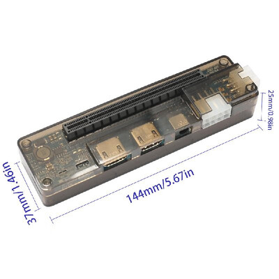 

PCI-E V84D External Laptop Video Card Dock Laptop Docking Station Mini PCI-E Interface Version