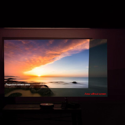 

84 Portable Projector Screen HD 169 84 Inch Diagonal Frameless PVC Video Projection Screen Foldable Wall Mounted for Home Theat
