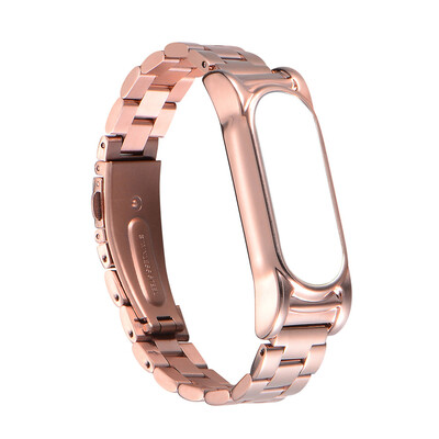

〖Follure〗For Xiaomi Mi Band 2 Stainless Steel Luxury Wristband Metal Ultrathin New Strap