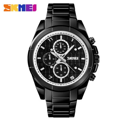 

SKMEI Mens Business Quartz Watch Three Dial 1378