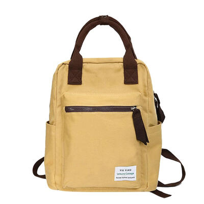 

Travel Backpacks Women Canvas Shoulder School Bags Preppy Style Knapsack