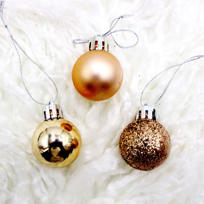 

Gobestart 24Pcs Festival Chrismas Tree Hanging Ornament Garden Party Decor Ball Decoration