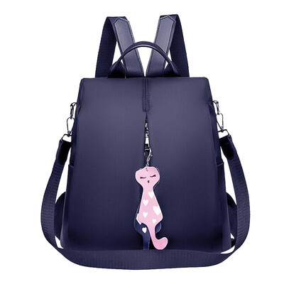 

Tailored Women Fashion Wild Oxford Cloth Mother Student Bag Small Backpack Shoulder Bag