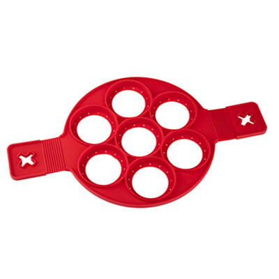 

Drop shipping 2018 new Fantastic Nonstick Pancake Maker Egg Ring Maker Perfect Pancakes Easy Silicone egg pancake mold