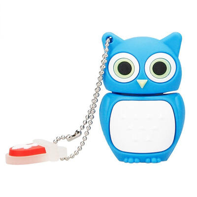 

Cute Owl Style USB 20 Flash Drive Mini Portable Silicone Memory Flash Disk With Keychain