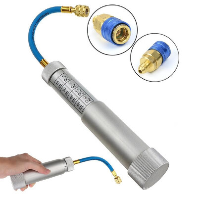 

Female Car Interior Accessories Oil Dye Injector AC Adapter Hand Turn Filler Injection Tool Car Auto Oil Dye Injector Adapter UV0