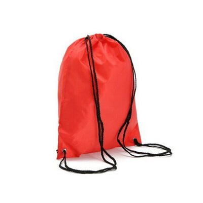 

Unisex Large String Drawstring Backpack Cinch Sack Gym Bag Tote Shopping Sport