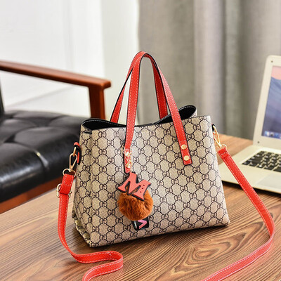 

Spring&Summer Big Bag Female Tide Korean Edition Simple Fashion Atmospheric One-shoulder Hand-held Oblique Crossing Bag Female