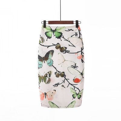 

Roseonmyhand Ladies Summer Fashion Trend Comfortable Casual Bag Hip Skirt Print Skirt Skirt