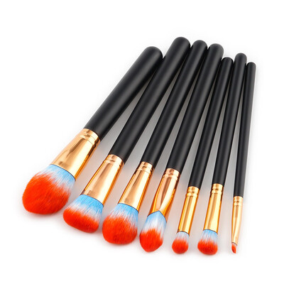 

〖Follure〗7pcsset Makeup Brush Set tools Make-up Toiletry Kit Wool Make Up Brush Set