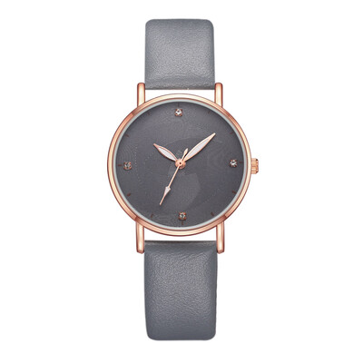 

New pu strap ladies watch wholesale fashion quartz watch female watch trend ladies watch