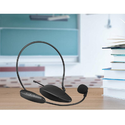 

Professional UHF Wire-less Microphone Clip-on StyleHead-mounted Style with Receiver & Transmitter