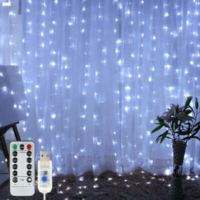 

String Lights USB Lights 10050 LED Lights 8 Lighting Modes Waterproof For Party Garden Home Festival Outdoor Indoor Decoration
