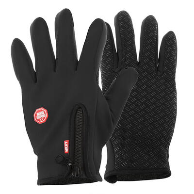 

2pcs Winter Cycling Anti-slip Waterproof Full Finger Touch Screen Gloves