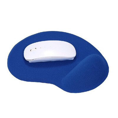 

Silicone Mouse Pad Soft Gel Mouse Mat with Wrist Rest Support Comfort Mousepad for PC LaptopBlue