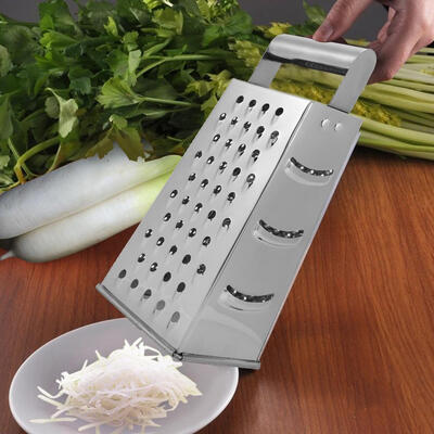 

Greensen Stainless Steel Veg Fruit Peeler Slicer Box Grater Cutter Fruit PeelerBox Grater