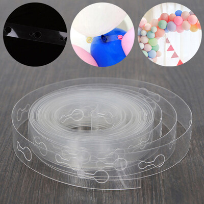 

5m Balloon Chain Tape Arch Connect Strip Wedding Birthday Christmas Party Decor