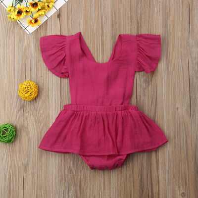 

Cute Newborn Infant Baby Girl Romper Jumpsuit Bodysuit Sunsuit Outfit Clothes