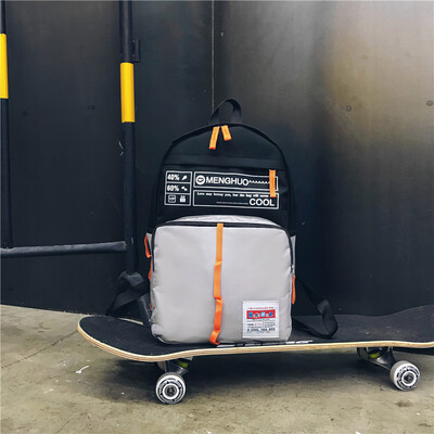

Bag male Korean version ulzzang Japanese original Japanese trend couple backpack ingress university high school students leisure s
