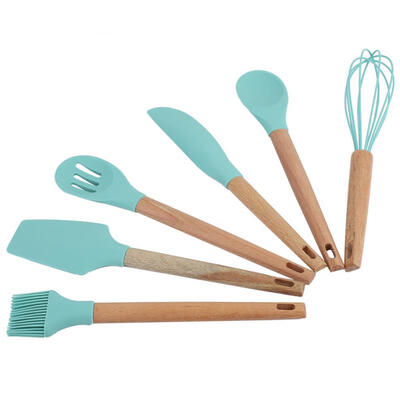 

Greensen 6PCS Silicone Non-stick Cooking Spoon Spatula Utensils Cooking Tools Kitchen