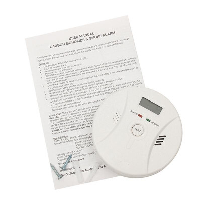 

CO Carbon Monoxide Detector Poisoning Smoke Detector Fire Security Alarm Warning Sensor