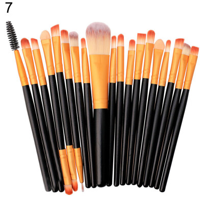 

20Pcs Makeup Brushes Cosmetics Tools Face Eyeshadow Eyeliner Lip Applicators