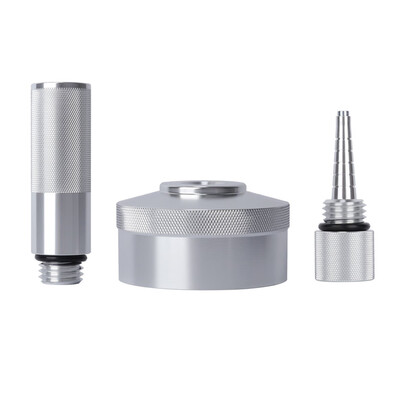 

3PCSSet Aluminum Alloy Extended Run Gas Cap Adapter Mess Free Oil Change Funnel Magnetic Oil Dipstick for Honda