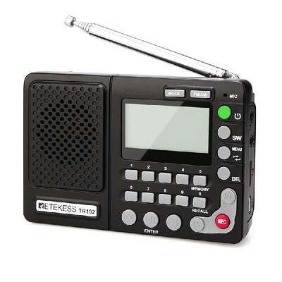 

Retekess TR102 FMAMSW Portable Radio with Sleep Timer Pocket Radio Receiver MP3 Player Support TF Card