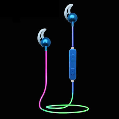 

Luminous Sports Earphone Bluetooth Headphone Sweat Proof Glow Earpiece Stereo Wireless Headset For Mobile Phone For Pho