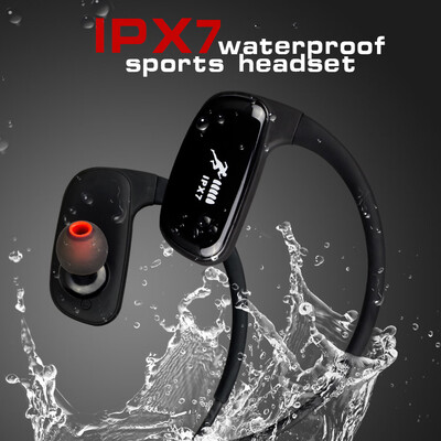 

SM828 IPX7 Waterproof Headphones Wireless Bluetooth Earphone 16GB MP3 Player In-ear Stereo Music Earbuds Sports Headset